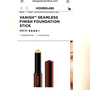 Hourglass stick Foundation in shade warm ivory made in Korea used twice